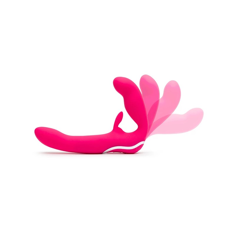 Wibrator strap-on - Happy Rabbit Strapless Strap-On Pink